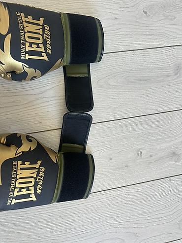 Перчатки: Перчатки для бокса/муай‑тай LEONE 1947, модель Muay Thai Style, вес 12 — 2