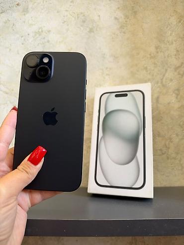 IPhone 15, 128 GB, Qara, Face ID