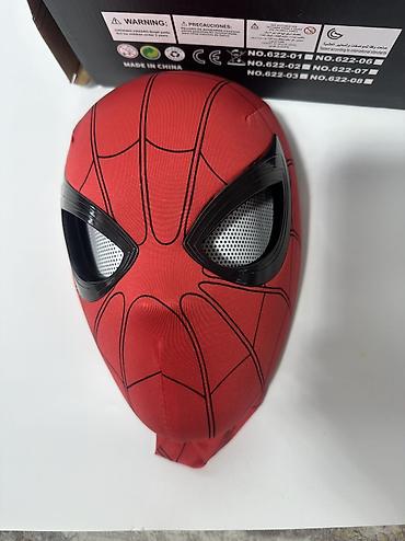маска spiderman: Маска Человек Паук LED‑глазами - Реалистичная красная маска в стиле — 2