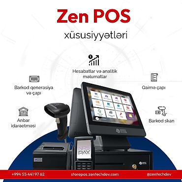 💻 ZEN POS – Anbar, 1001 Xırdavat, İstehsalat və qaimə ilə işləyən