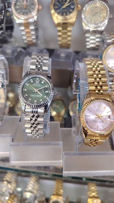 gence saat: Yeni, Qol saatı, Rolex, rəng - Qızılı — 4
