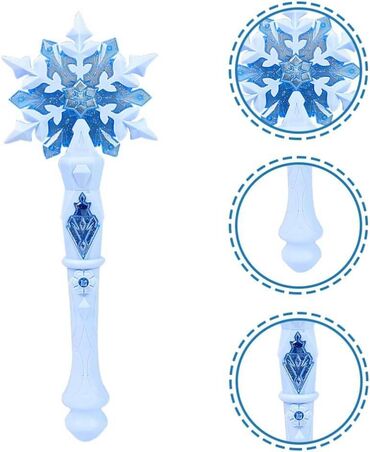 Igračke: Frozen Carobni stapic Plavi NOVO Muzicki svetleci carobni stapic za — 4