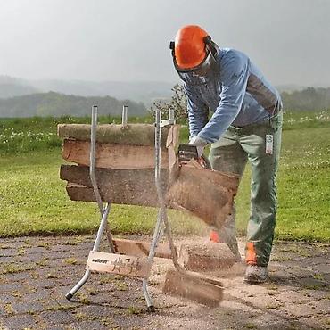 Ostala baštenska oprema: Wolfcraft držač/kolijevka za sečenje ogrevnog drveta (stalak za — 5