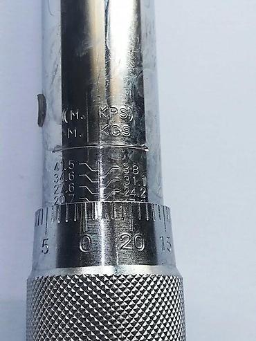 Ključevi: Moment ključ (torque wrench) sa čegrtaljkom - Pogon: kvadrat 1/2" - — 5