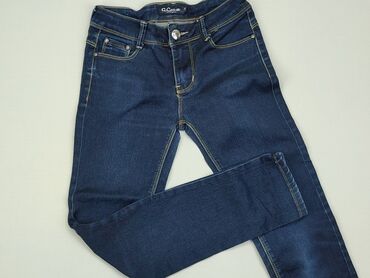 spódnice dżinsowe z przetarciami: Jeansy, 2XS, stan - Dobry