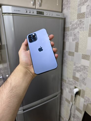 Apple iPhone: IPhone 12 Pro Max, 128 GB, Pacific Blue, Face ID