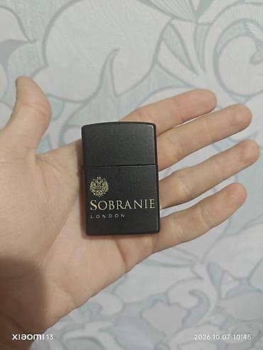 zippo: ZIPPO benzinli alışqan – Sobranie London dizaynı - Brend: Zippo - — 1