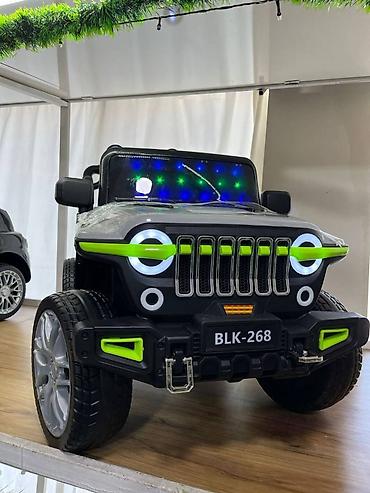 Uşaq üçün elektrik maşınları: 🚙 Yeni Jeep Wrangler BLK 268 – 4x4 Uşaq Elektromobili 🔥 Güclü — 3