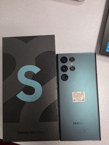 Samsung: Samsung Galaxy S22 Ultra, Б/у, 256 ГБ, 2 SIM, eSIM