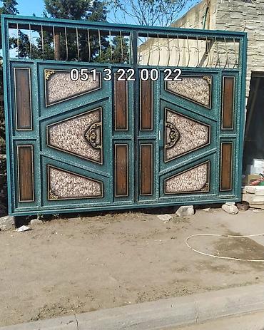 Həyət darvazaları: Demir qapilar darvazalar seyf qaplari 650manatdan bawlayan qiymetlerle — 5