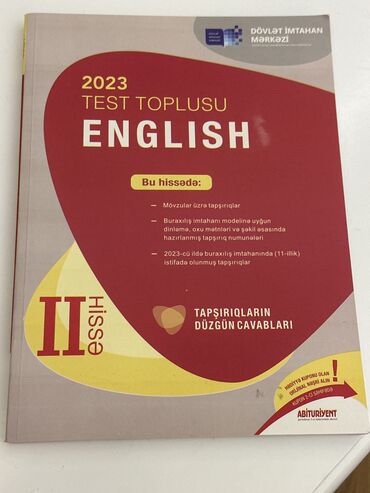 Kitablar, jurnallar, CD, DVD: Ingilis dili DIM toplu 2023 istifade olunmayib teze alinib