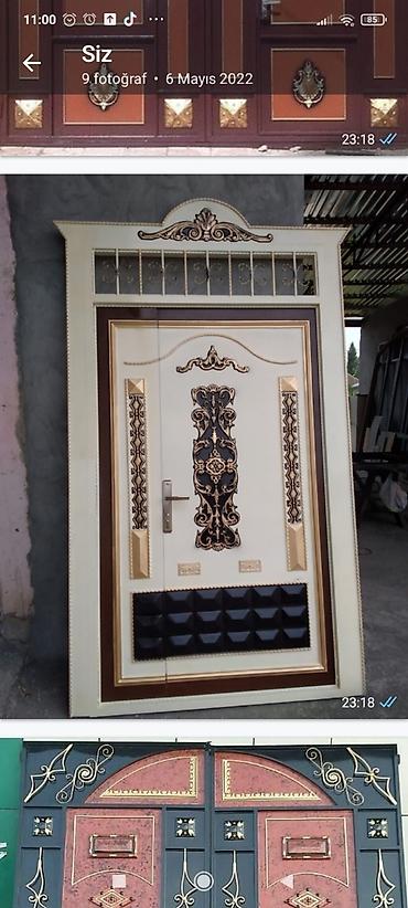 Giriş qapıları: 140 azn dən başlayan demir qapılar tək satılan qapılar 160 azn — 22