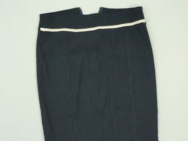 granatowe spodnie materiałowe damskie: Skirt, S (EU 36), condition - Very good