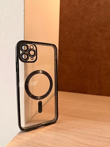 IPhone 11 Pro Max üçün ideal vəziyyətdə şəffaf qoruyucu keys (çexol)