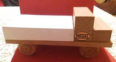 Igračke: Megal kamion blokče Predmet nije korišćen. Megal drveni kamion sa — 6