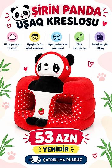 nemo balığı: Şirin Panda Uşaq Kreslosu - Ultra yumşaq və rahat material - Uşaqlar — 1