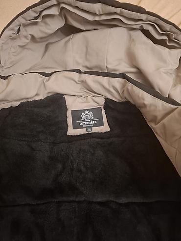 xizək paltarı: Kişi qış parkası – INTERMAN Collection, ölçü 2XL - Rəng: qara, daxili — 2