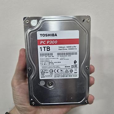 Накопитель для ПК, Новый, Toshiba, HDD, 1 ТБ, 3.5", Для ПК