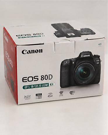 osmo mobile 6: Canon EOS 80D + 18-135mm USM Lens | Tam Kit, Əla Vəziyyətdə! 📸 foto — 4