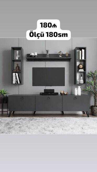 Dolablar: Tv stend 
sifarişlə