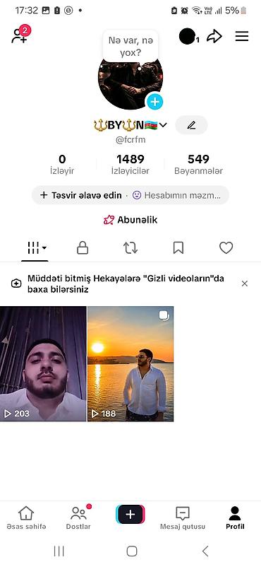 zaprafqa operator isi: Xidmət: Sosial şəbəkə hesabının inkişafı və canlı yayım dəstəyi — 2