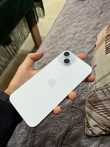 Apple iPhone: IPhone 15 Plus, 128 GB, White Titanium, Face ID