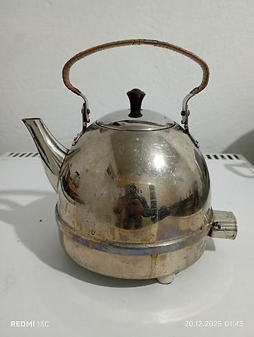 стариный: Антиквариат. Старинный электрочайник, "Красный выборжец". 1954 - года — 3