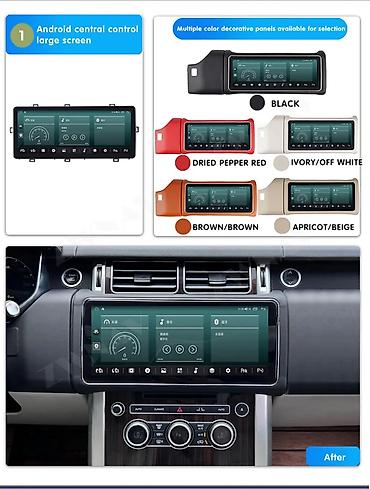 android box: Монитор Range Rover L405 в стиле рестайлинг Монитор Android на Range — 1