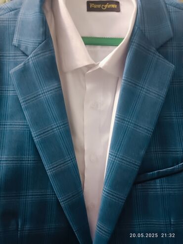 Костюмы: Мужской костюм, 5XL (EU 50), 47 Brand, Новый, цвет - Синий, Самовывоз