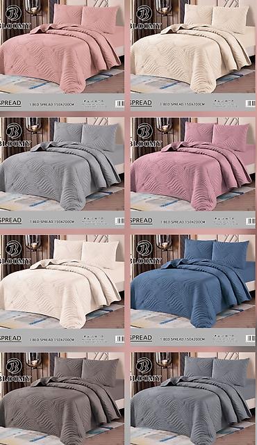 Ćebad i pokrivači: Bloomy prekrivač za krevet - Dimenzija: 150 x 200 cm i 200x220 - — 1