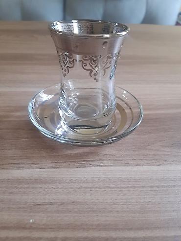 stakan: Çay dəsti, Şüşə, 6 nəfərlik, Türkiyə — 2