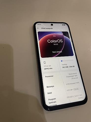 4 goz qaz peci: Oppo A6 Pro, 256 GB, rəng - Bənövşəyi — 3