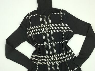 czarna sukienki z golfem: Sweter, M (EU 38), condition - Very good