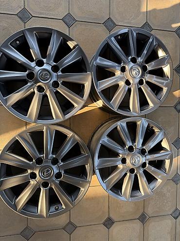 Диски: Литые Диски R 20 Lexus, Комплект, отверстий - 5, Б/у — 3