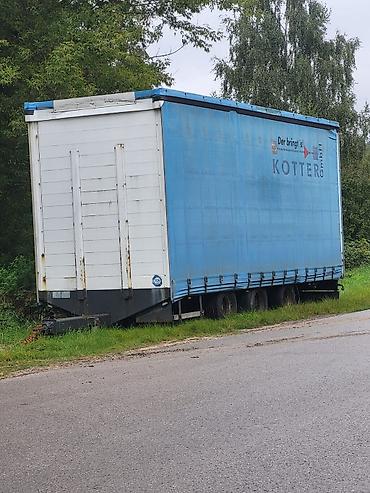 прицеп крона: Тентованный Тандем прицеп (шторный), 3 оси. Особенности: - Тип — 1