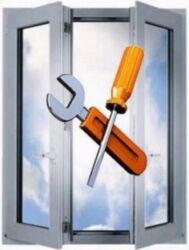 широкоформатная печать баннер: Ремонт окон и дверей быстро и качественно. Ремонт окон! Ремонт окон!