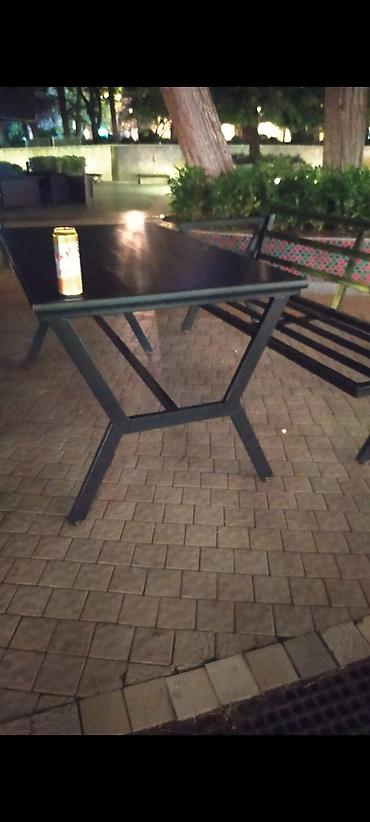 restoran stullari: Yeni, Açılmayan, Metal, Dördbucaq masa — 1