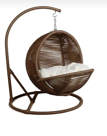 Yelləncəklər: Asma yelləncək kreslo – “kapsul” dizayn - Material: süni rattan (hava — 1