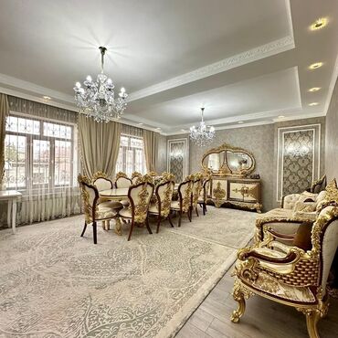 продажа домов в городе бишкек: 320 м², 8 комнат, Свежий ремонт С мебелью