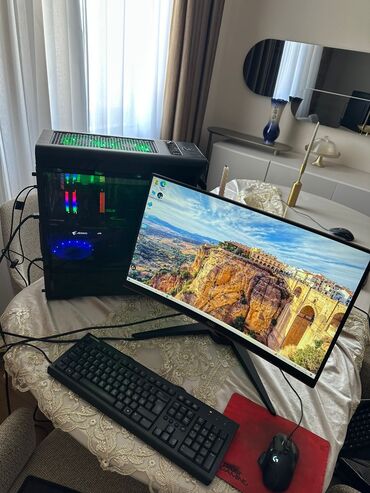 Настольные ПК и рабочие станции: Gaming PC Anakart - Asus prime z370-k. Prosessor - i3-9100f. (Qüllə