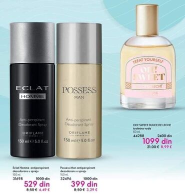 Parfemi: ORIFLAME PORUCI ILI SE UCLANI na lalafo.rs — 7 Parfemi: ORIFLAME PORUCI ILI SE UCLANI — 7