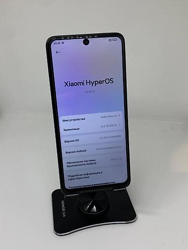 Redmi: Redmi, Redmi Note 14, Б/у, цвет - Черный, 2 SIM — 9