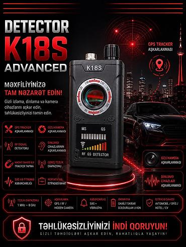 Другое: Kamera Detektoru K18S — Yeni! Evinizdə, ofisinizdə, avtomobilinizdə və — 1