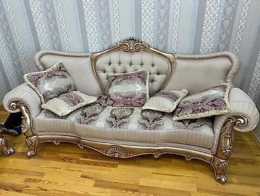 Qonaq otağı dəstləri: İşlənmiş, Masa və oturacaqlar, Divan, Servant, Kredit yoxdur — 2