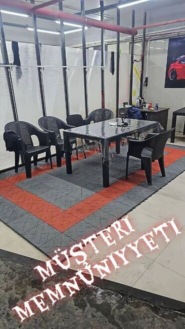 Digər döşəmə materialları: Terrace Döşəmə, Plastik Ayaqaltı, Plastik Metlak Quraşdırılması və — 7