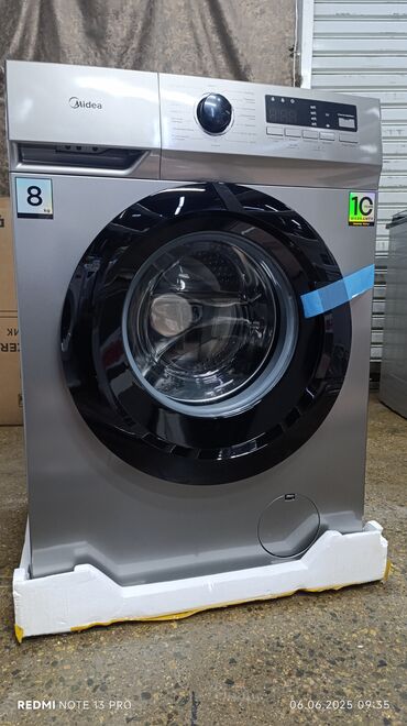 Стиральные машины: Стиральная машина Midea, Новый, Автомат, До 9 кг, Компактная — 13