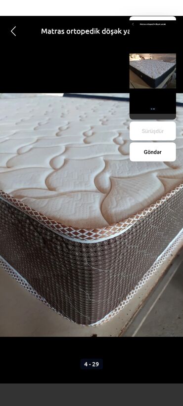 Matraslar: Yeni, Ortopedik matras, İki nəfərlik — 27
