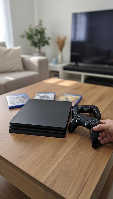 dualshock 2: Игровой комплект PlayStation 4 Slim (черная консоль) с аксессуарами и — 1