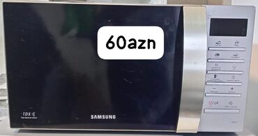 Paltaryuyan maşınlar: Mikrodalğalı soba Samsung, Ayrıca dayanan, Mikrodalğalar ilə, rəng - Qara, İşlənmiş