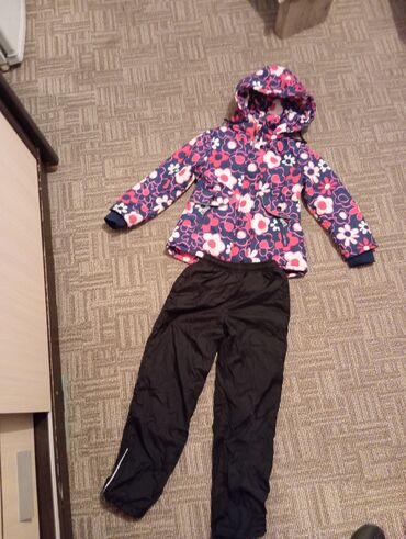 детское пальто парка для девочек: Куртка и брюки в отличном состоянии